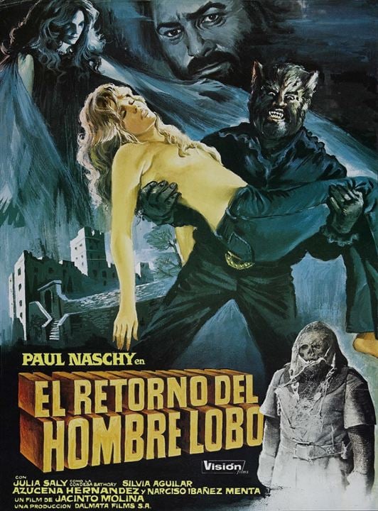 El retorno del hombre lobo : Cartel