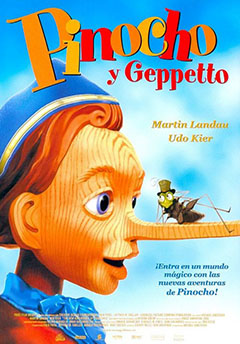 Pinocho y Geppetto : Cartel