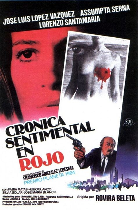 Crónica sentimental en rojo : Cartel