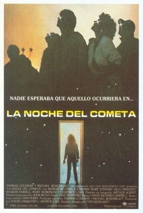 La noche del cometa : Cartel