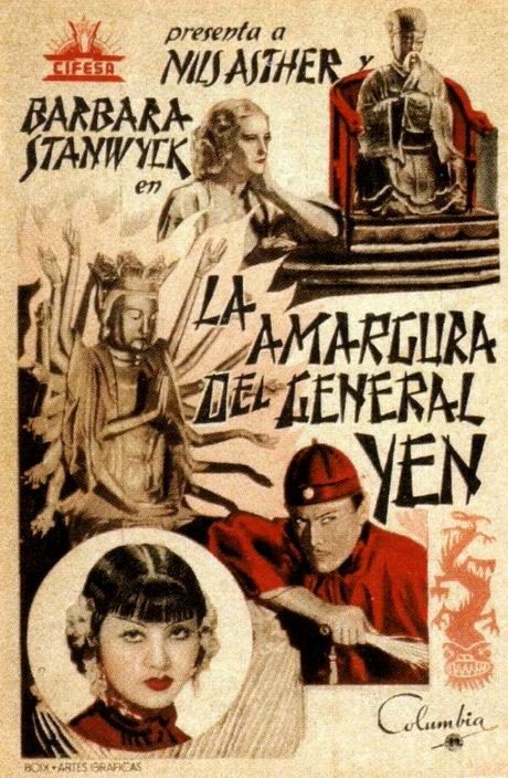 La amargura del general Yen : Cartel