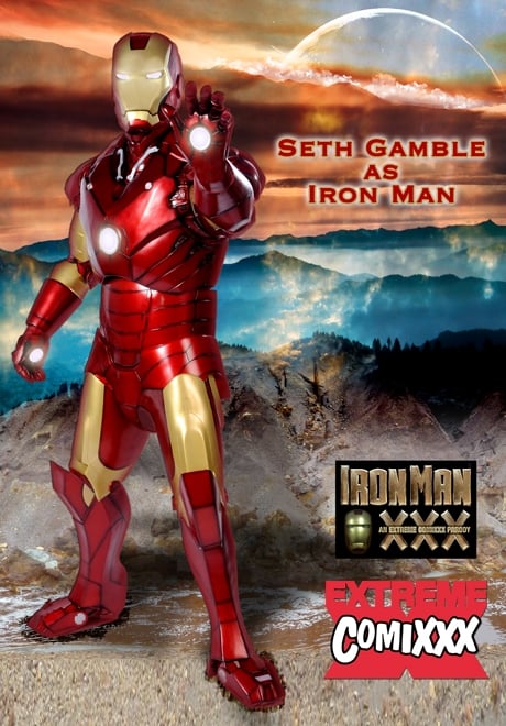 Cartel De Iron Man Xxx An Extreme Comixxx Parody Foto 1 Sobre 2 