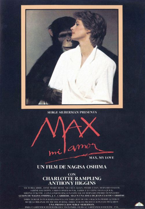 Max mi amor : Cartel