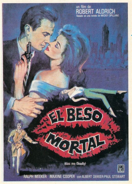 El beso mortal : Cartel