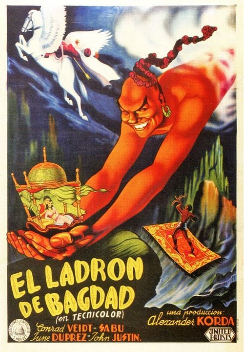 El ladrón de Bagdad : Cartel