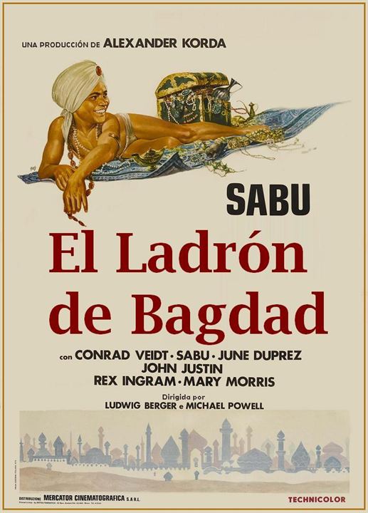 El ladrón de Bagdad : Cartel