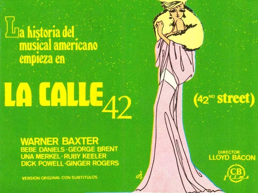 La calle 42 : Cartel