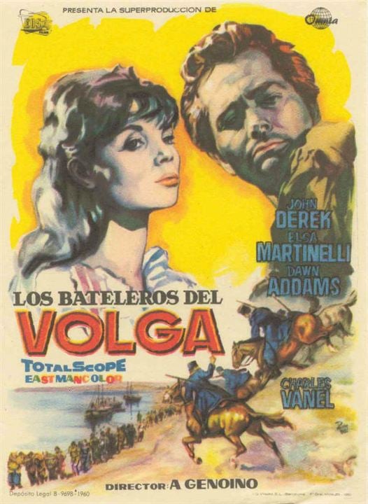 Los bateleros del Volga : Cartel