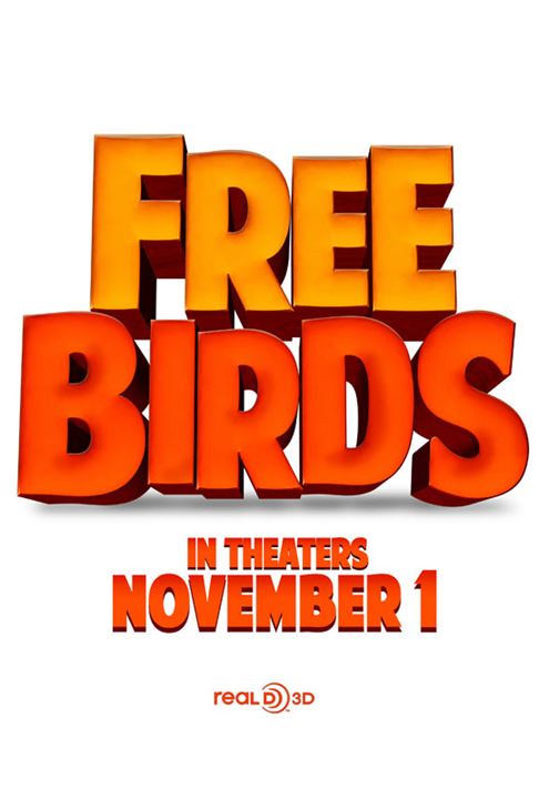 Free Birds (Vaya pavos) : Cartel