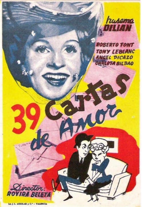 39 cartas de amor : Cartel