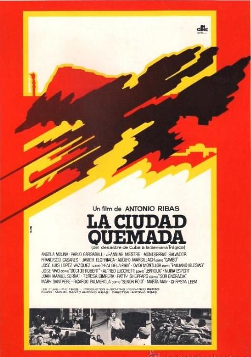 La ciudad quemada : Cartel