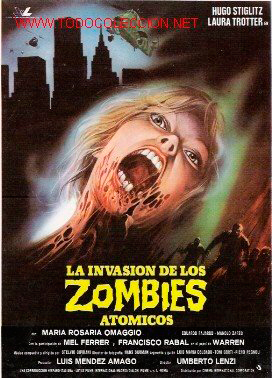 La invasión de los zombies atómicos : Cartel