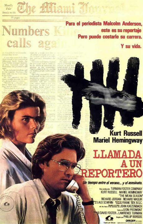 Llamada a un reportero : Cartel