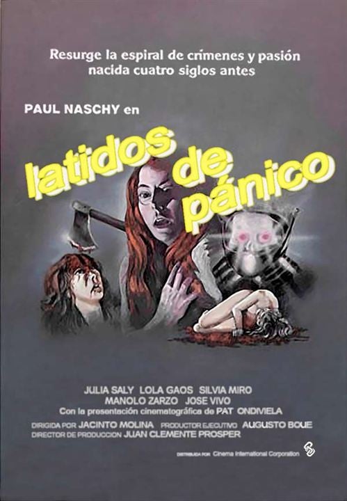 Latidos de pánico : Cartel