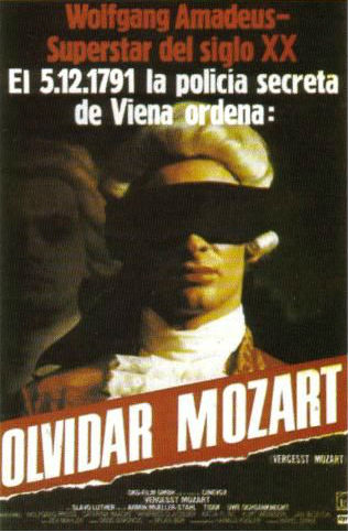 Olvidar Mozart : Cartel