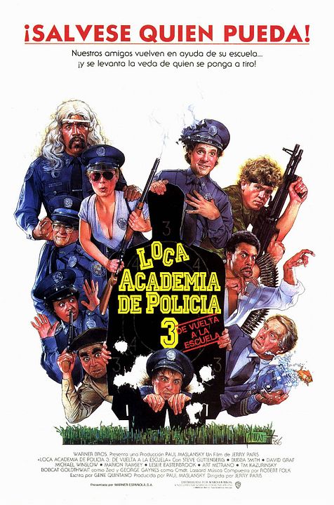 Loca Academia de Policía 3: De vuelta a la escuela : Cartel