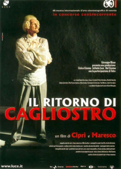 Il Ritorno di Cagliostro : Cartel