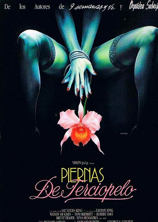 Piernas de terciopelo : Cartel