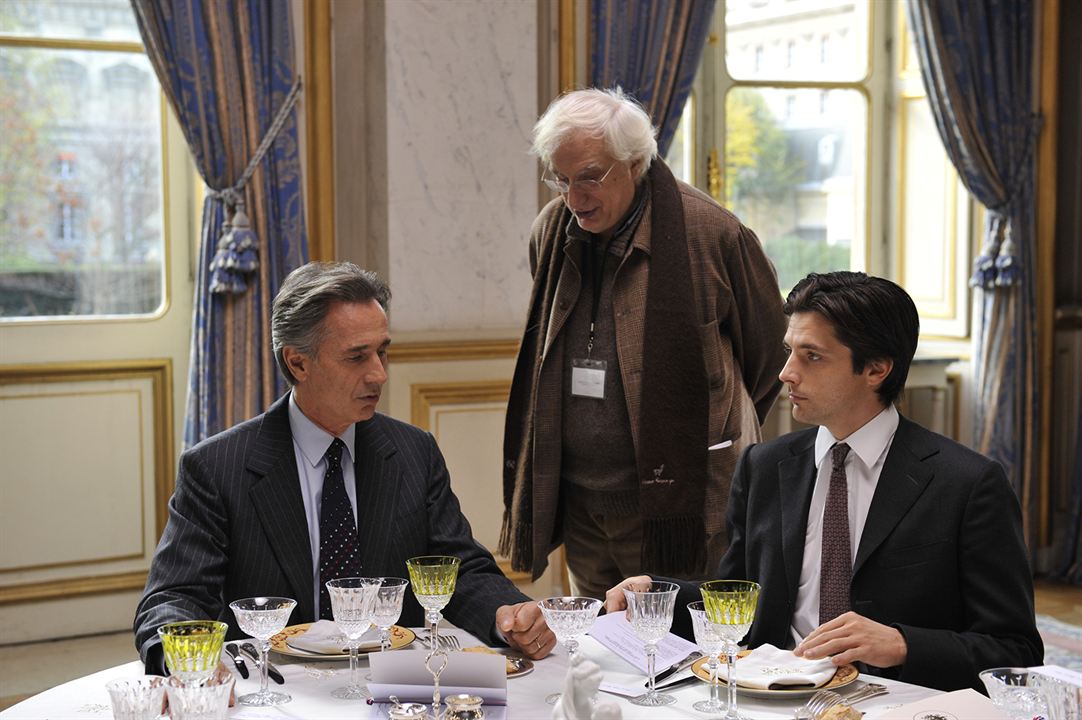 Crónicas diplomáticas. Quai d'Orsay : Foto Bertrand Tavernier, Thierry Lhermitte, Raphaël Personnaz