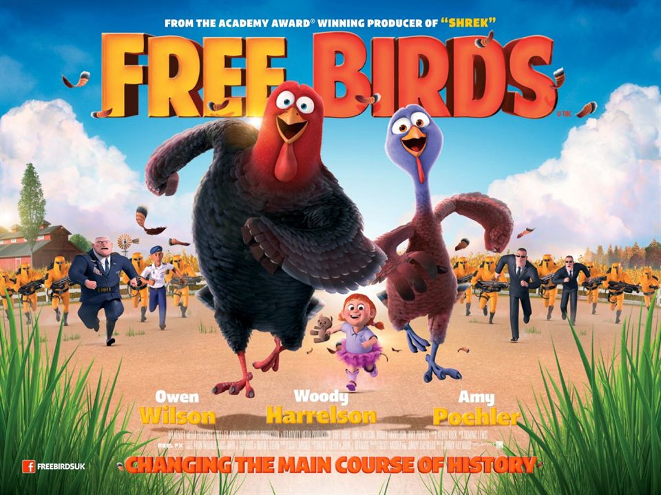 Free Birds (Vaya pavos) : Cartel