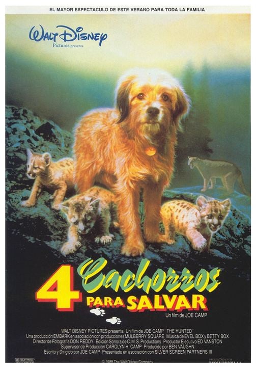 Cuatro cachorros para salvar : Cartel