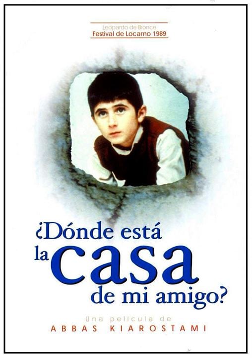 ¿Dónde está la casa de mi amigo? : Cartel