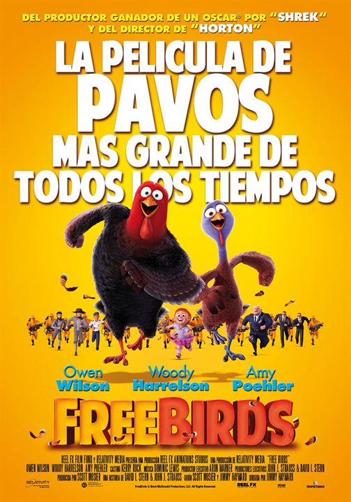 Free Birds (Vaya pavos) : Cartel