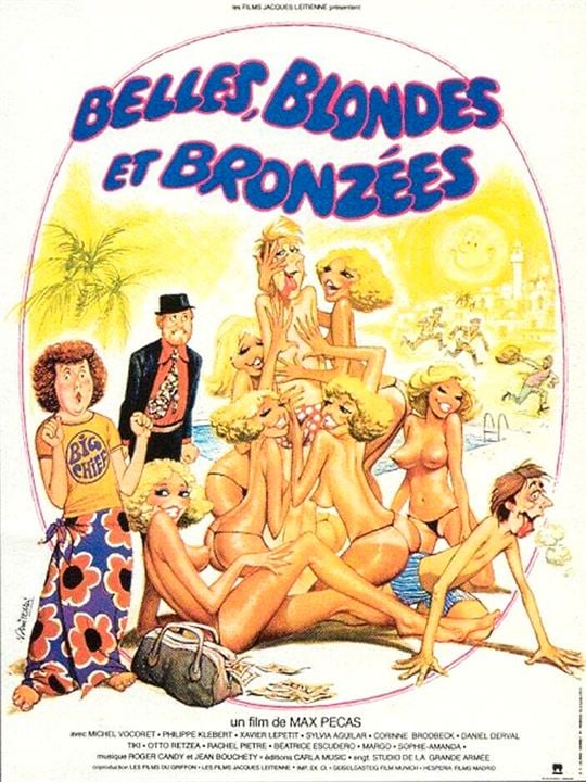 Bellas, rubias y bronceadas : Cartel