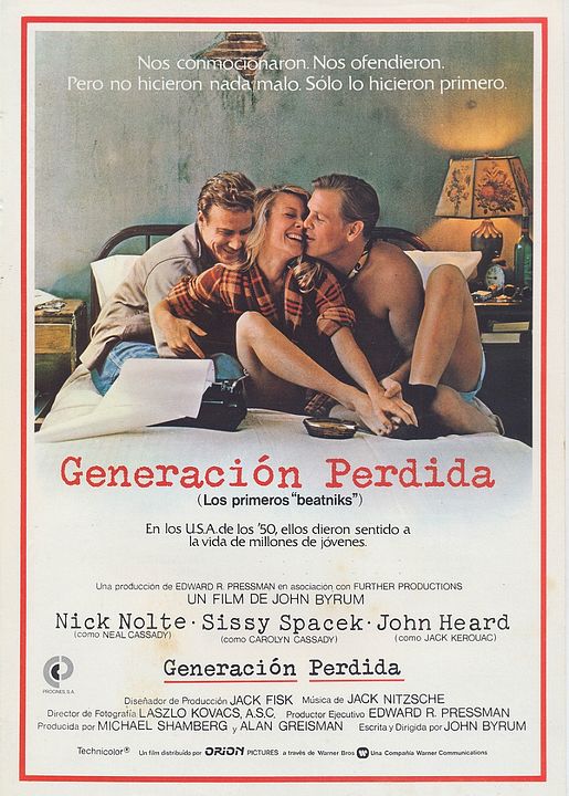 Generación perdida (Los primeros "beatniks") : Cartel
