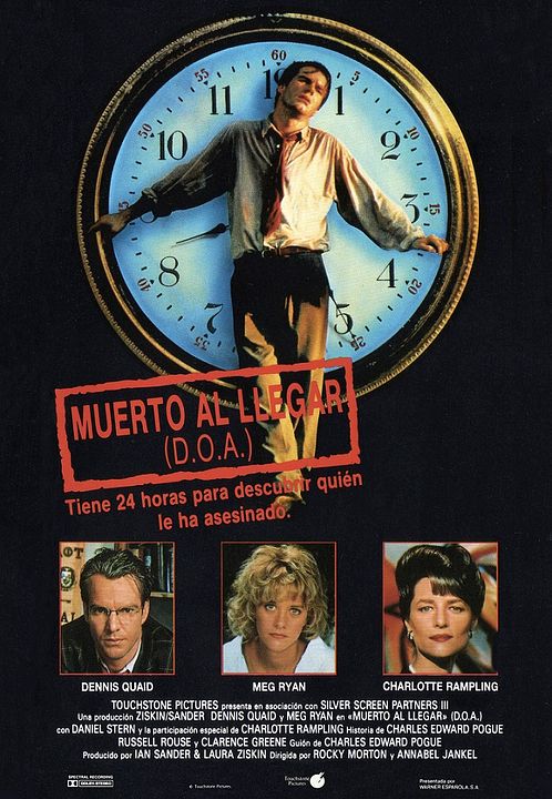 Muerto al llegar : Cartel