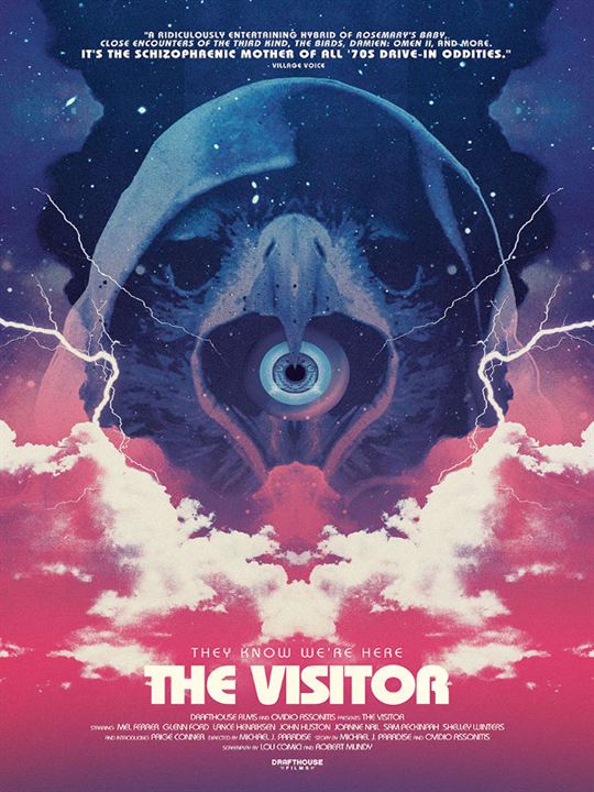 El visitante del más allá : Cartel