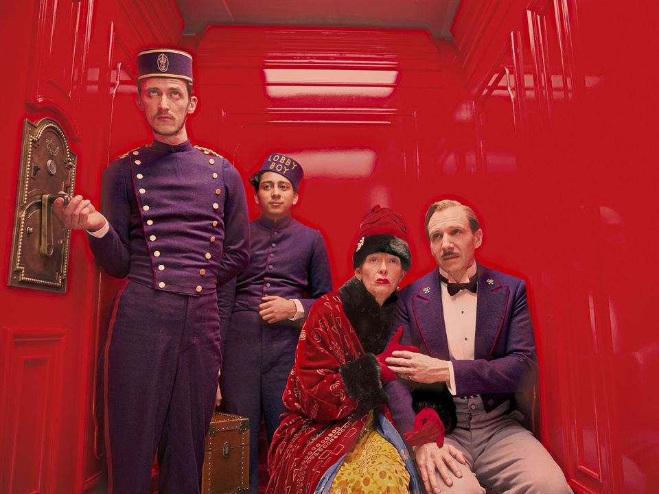 El gran Hotel Budapest : Foto Tony Revolori, Ralph Fiennes, Tilda Swinton