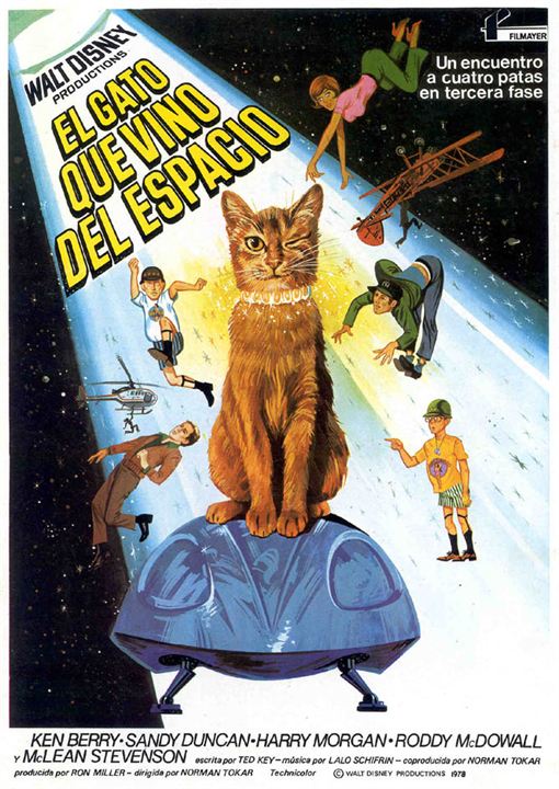 El gato que vino del espacio : Cartel