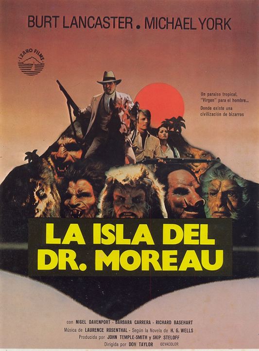 La isla del Doctor Moreau : Cartel