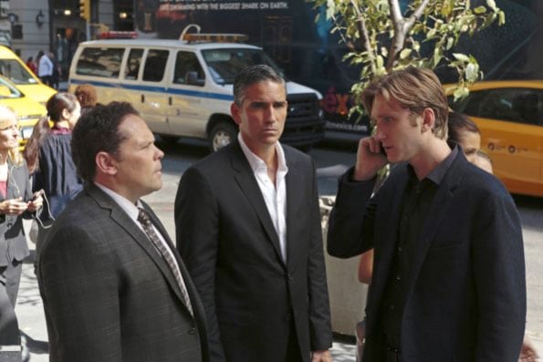 Vigilados: Person of Interest : Foto Aaron Staton, Jim Caviezel, Kevin Chapman