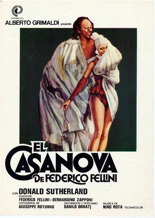 El Casanova de Fellini : Cartel
