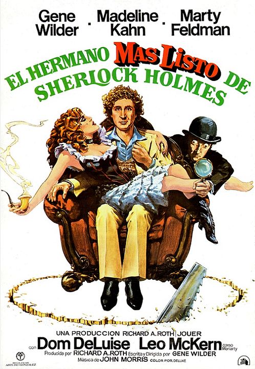 El hermano más listo de Sherlock Holmes : Cartel
