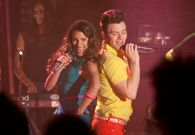 Glee : Foto Lea Michele, Chris Colfer