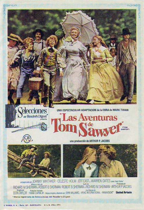 Las aventuras de Tom Sawyer : Cartel