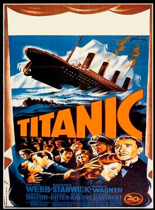 El hundimiento del Titanic : Cartel