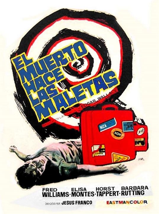 El muerto hace las maletas : Cartel