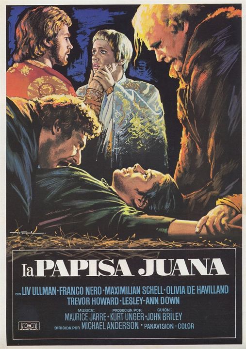 La Papisa Juana : Cartel