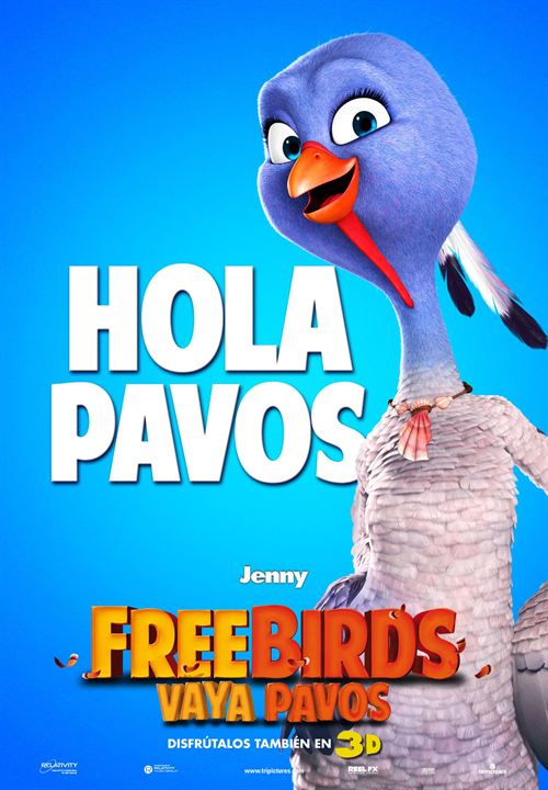 Free Birds (Vaya pavos) : Cartel