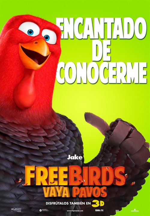 Free Birds (Vaya pavos) : Cartel