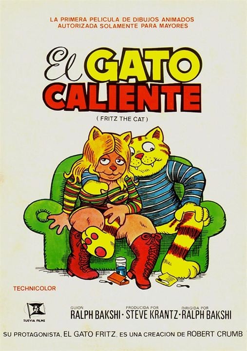 El gato caliente : Cartel