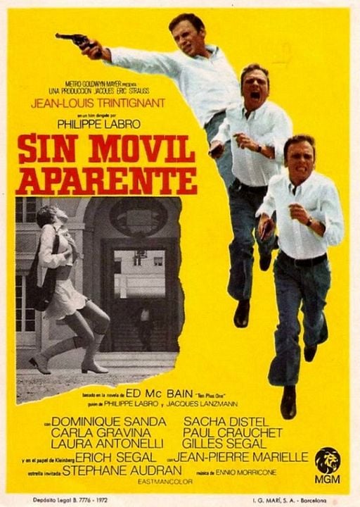 Sin móvil aparente : Cartel