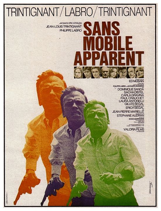 Sin móvil aparente : Cartel