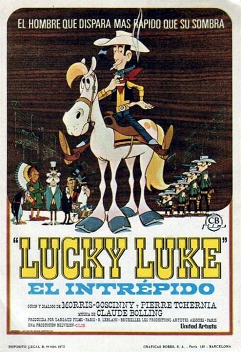 Lucky Luke: El intrépido : Cartel