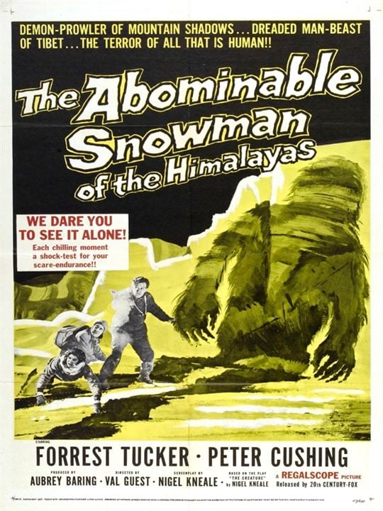 El abominable hombre de las nieves : Cartel