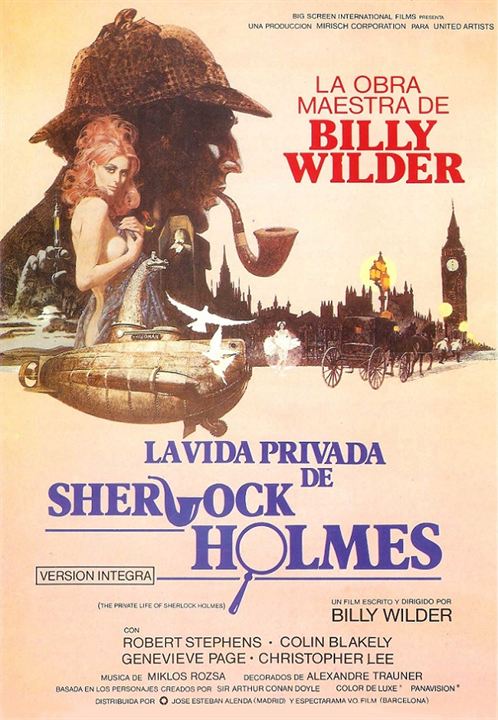 La vida privada de Sherlock Holmes : Cartel